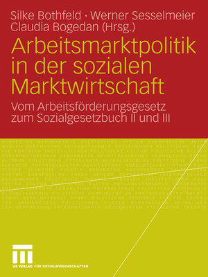 cover image of Arbeitsmarktpolitik in der sozialen Marktwirtschaft